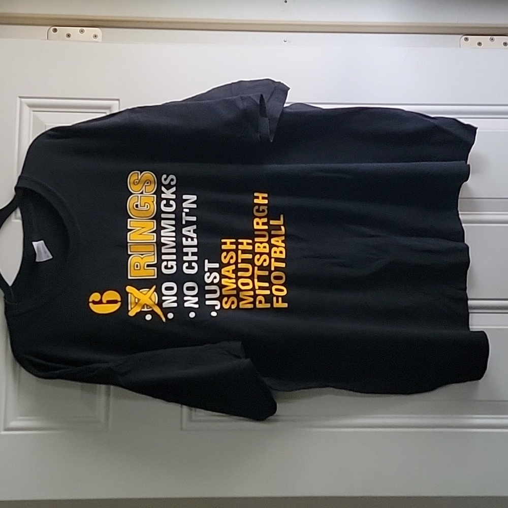 2/$8 Pittsburgh Steelers 6 Rings Shirt